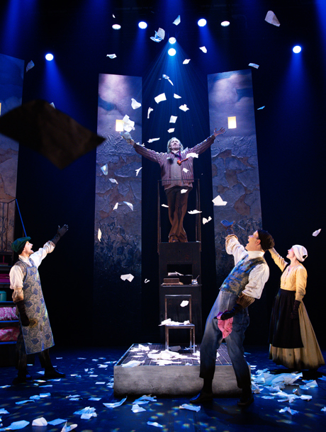 Föreställningsbild för Jernbanan, ett gästspel av Västerbottensteatern på Teater Västernorrland