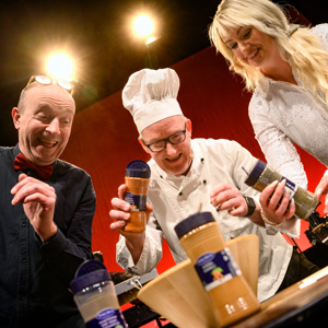 Föreställningsbild för Julfrossa med Klas Norberg på Teater Västernorrland