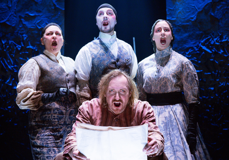 Föreställningsbild för Jernbanan, ett gästspel av Västerbottensteatern på Teater Västernorrland