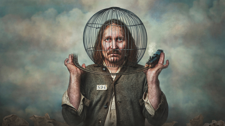 Föreställningsbild för Jernbanan, ett gästspel av Västerbottensteatern på Teater Västernorrland