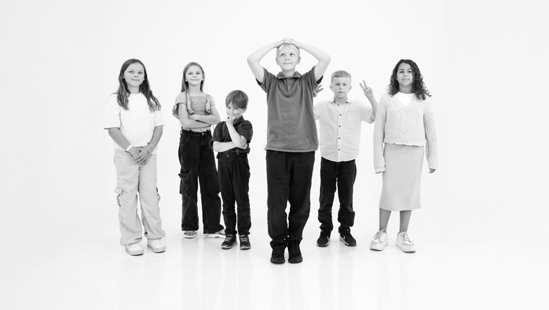 Bild på Barnlag röd